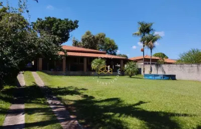 Chácara com 3 dormitórios à venda - parque da represa - paulínia/sp