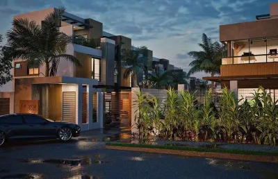 Casa triplex nova à venda em condomínio na chácara primavera em campinas