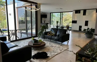 Casa com 3 dormitórios à venda, 265 m² por r$ 2.800.000,00 - loteamento parque dos alecrins - campinas/sp