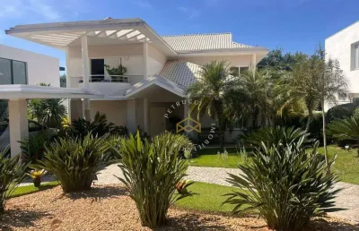 Casa com 4 dormitórios à venda, 540 m² por r$ 6.000.000,00 - loteamento alphaville campinas - campinas/sp