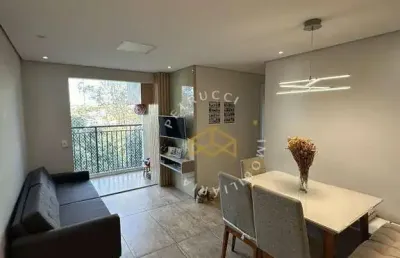 Apartamento com 3 dormitórios à venda, 67 m² - jardim ipaussurama - campinas/sp