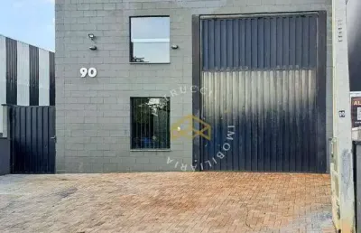 Barracão para alugar, 180 m² por r$ 6.024,00/mês - santa claudina - vinhedo/sp