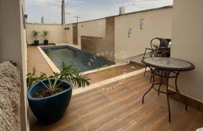 Casa com 3 dormitórios à venda, 250 m² - jardim beto spana - cosmópolis/sp