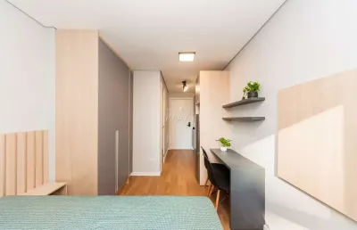 Apartamento com 1 quarto para alugar na rua doutor pedrosa, 313, batel, curitiba, 17 m2 por r$ 2.300