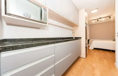 Kitnet / stúdio para alugar na rua doutor pedrosa, 313, batel, curitiba, 17 m2 por r$ 2.300