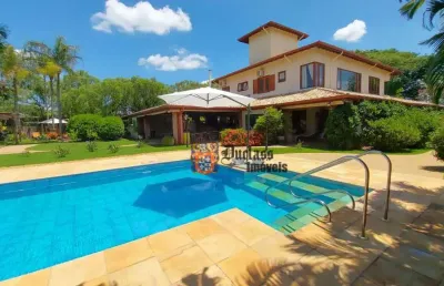 Sobrado com 6 dormitórios à venda, 901 m² por r$ 5.400.000,00 - condomínio fazenda duas marias - jaguariúna/sp