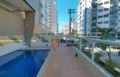 Apartamento com 2 dormitórios à venda, 76 m² por r$ 490.000,00 - mirim - praia grande/sp