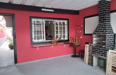 Casa com 2 dormitórios à venda, 72 m² por r$ 435.000 - nova mirim - praia grande/sp
