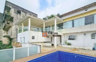 Casa com 5 dormitórios à venda, 300 m² por r$ 2.000.000,00 - jardim praiano - guarujá/sp