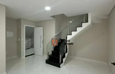 Cobertura com 2 dormitórios à venda, 120 m² por r$ 750.000,00 - vila linda - santo andré/sp