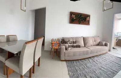 Apartamento com 2 dormitórios à venda, 70 m² por r$ 530.000,00 - aviação - praia grande/sp