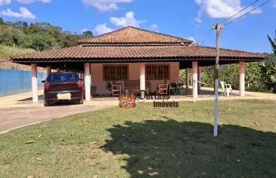 Sítio com 4 suítes à venda, 57000 m² por r$ 1.590.000 - estiva do agudos - bragança paulista/sp
