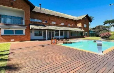 Sobrado com 8 dormitórios à venda, 1100 m² por r$ 7.000.000,00 - condomínio vale da santa fé - vinhedo/sp