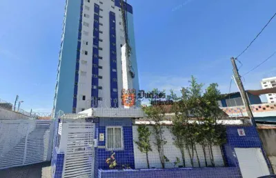Apartamento com 2 dormitórios à venda, 56 m² por r$ 360.000 - caiçara - praia grande/sp