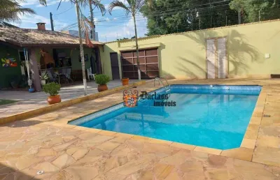 Chácara com 2 dormitórios à venda, 900 m² por r$ 852.000,00 - granja bela vista - taubaté/sp