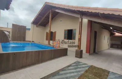 Casa com 3 dormitórios à venda, 109 m² por r$ 395.000 - vera cruz - mongaguá/sp
