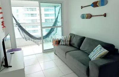Apartamento com 2 dormitórios à venda, 71 m² por r$ 450.000 - centro - mongaguá/sp