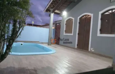 Casa com 3 dormitórios à venda, 117 m² por r$ 530.000 - parque balneário oásis - peruíbe/sp
