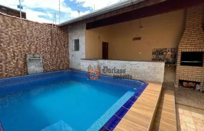 Casa com 2 dormitórios à venda, 81 m² por r$ 350.000 - residencial altos do bosque - itanhaém/sp