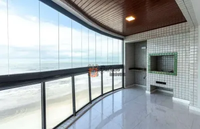 Apartamento com 4 dormitórios à venda, 140 m² por r$ 850.000 - vila atlântica - mongaguá/sp