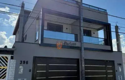 Sobrado com 4 suítes à venda, 204 m² por r$ 1.690.000 - boqueirão - praia grande/sp