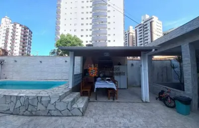 Casa com 3 dormitórios à venda, 278 m² por r$ 810.000 - mirim - praia grande/sp