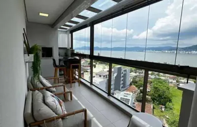 Cobertura totalmente mobilada em balneário estreito fpolis sc