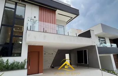 Casa duplex moderna com 04 suítes e piscina no condomínio vivenda das marinas
