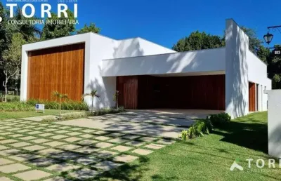 Excelente imóvel moderno alto padrão à venda no condomínio lago azul, em araçoiaba da serra/sp