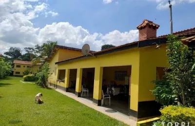Chácara com 7 dormitórios à venda, 1600 m² por r$ 850.000,00 - centro - araçoiaba da serra/sp