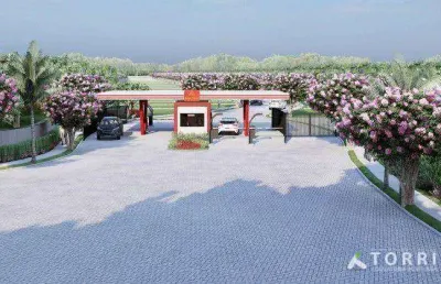 Terrenos á venda no condomínio jardim residencial belas flores em, araçoiaba da serra/sp