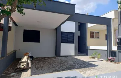 Linda casa à venda no condomínio golden park residence ii, em sorocaba/sp