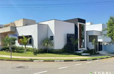 Casa de esquina á venda no condomínio terras de são francisco em sorocaba/sp
