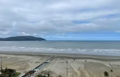 Locação com magnifica vista de toda praia de santos - 2 quartos