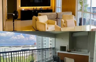 Apartamento com 3 quartos para alugar na avenida coronel teixeira, 6225, ponta negra, manaus, 169 m2 por r$ 10.000