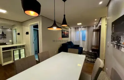 Apartamento para aluguel com 2 quartos (1 suíte) mobiliado no bairro são josé em canoas