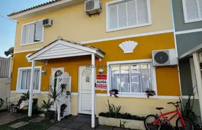 Sobrado mobiliado em condomínio para aluguel no bairro marechal rondon em canoas