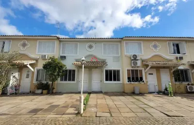 Aluguel de sobrado em condomínio com churrasqueira bairro rio branco, canoas - alamedas de bragança