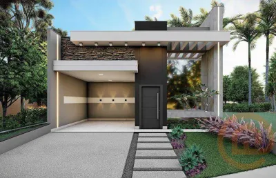 Casa com 3 dormitórios sendo 1 suíte à venda, 138 m² por r$ 1.250.000 - loteamento park gran reserve - indaiatuba/sp