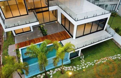 Casa com 5 suítes à venda, 602 m² por r$ 6.200.000 - serra azul - itupeva/sp