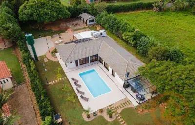 Chácara com 4 suítes à venda, 2880 m² por r$ 4.300.000 - jardim juliana - indaiatuba/sp