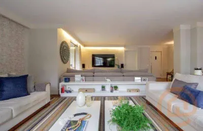 Apartamento com 4 dormitórios à venda, 232 m² por r$ 2.200.000,00 - real parque - são paulo/sp