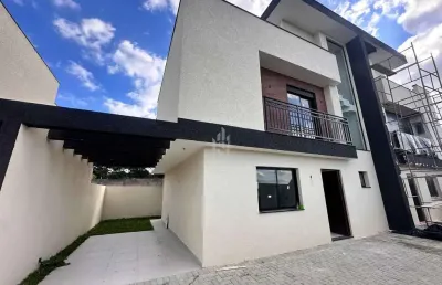 Sobrado de condomínio com 3 quartos, uberaba, curitiba - r$ 799 mil, cod: so0052