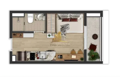 Apartamento com 1 quarto à venda na Rua Pinheiros, 669, Pinheiros, São Paulo