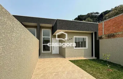 Casa moderna de 60m  com suíte e área gourmet - excelente localização