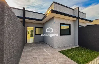 Casa à venda com terreno amplo nos fundos  campo de santana, curitiba  pr