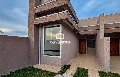 Casa com 2 quartos e acabamento de alto padrão - campo de santana, curitiba