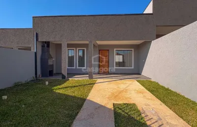 Casa 2 quartos com churrasqueira  no bairro estados, fazenda rio grande  - pr