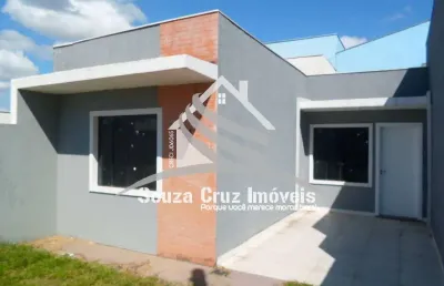 Casa no atuba em curitiba de frente para rua- pronto para morar!!!