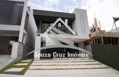 Casa triplex em condomínio clube - santa cândida / curitiba.